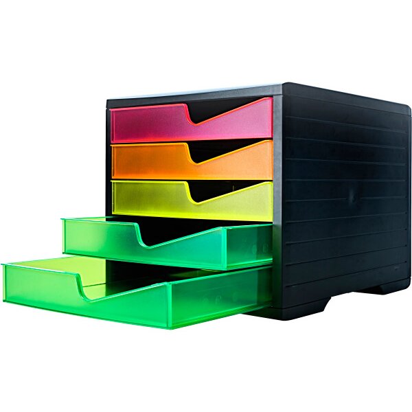 STYRO Styroswingbox neonline 275-8430.269 noir/multicouleur 5 tiroirs