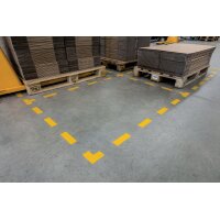 DURABLE Marquage de place, forme T, autocollant, jaune