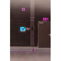 DURABLE Bande de marquage au sol DURALINE STRONG, vert/blanc