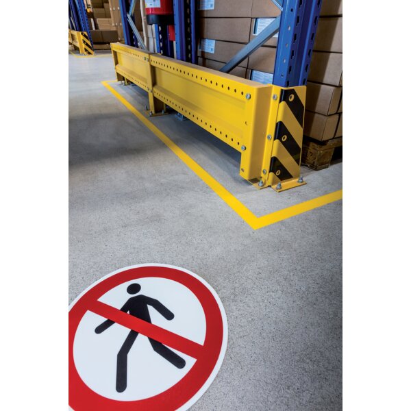 DURABLE Panneau dinterdiction Interdit aux pi&eacute;tons