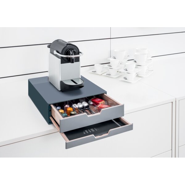 DURABLE Module de rangement COFFEE POINT S, 2 tiroirs