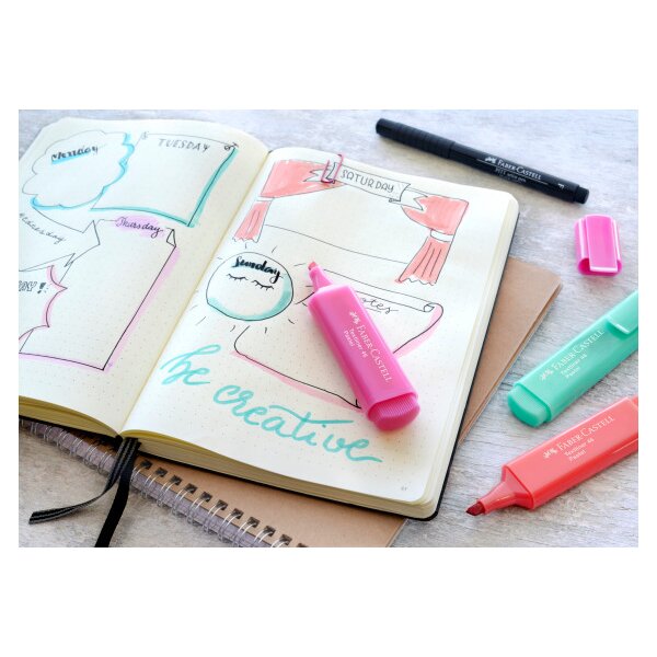 FABER-CASTELL Textliner 1546 154654 pastell, ros&eacute;