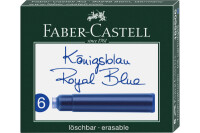 FABER-CASTELL Tintenpatrone 185506 königsblau 6...