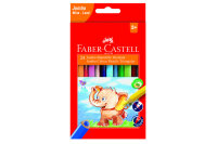 FABER-CASTELL Crayon Jumbo triangulaires 116524 24 pcs.,...