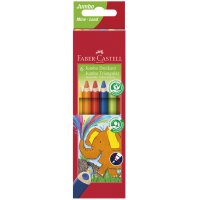 FABER-CASTELL Dreikant-Buntstifte Jumbo, 24er Etui