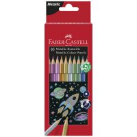 FABER-CASTELL Crayons de couleur hexagonaux...