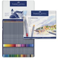 FABER-CASTELL Crayons de couleur aquarellables GOLDFABER