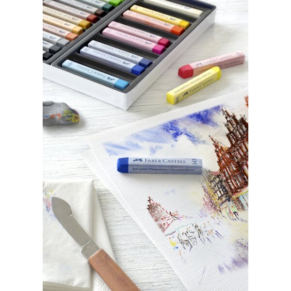 FABER-CASTELL Pastel tendre STUDIO QUALITY, étui de 24
