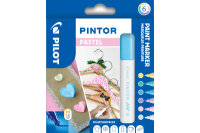 PILOT Marker Pintor Set Pastell M S6 0517474 6 Stifte