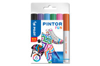 PILOT Marker Pintor Set Fun F S6 0517429 6 Stifte