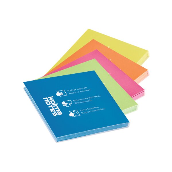 KOLMA kolma NOTES 76x76mm 13.009.19 10x100 pages ass.