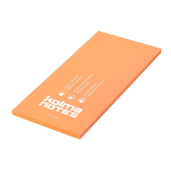 KOLMA kolma NOTES 99x210mm 13.010.12 1x100 Blatt orange