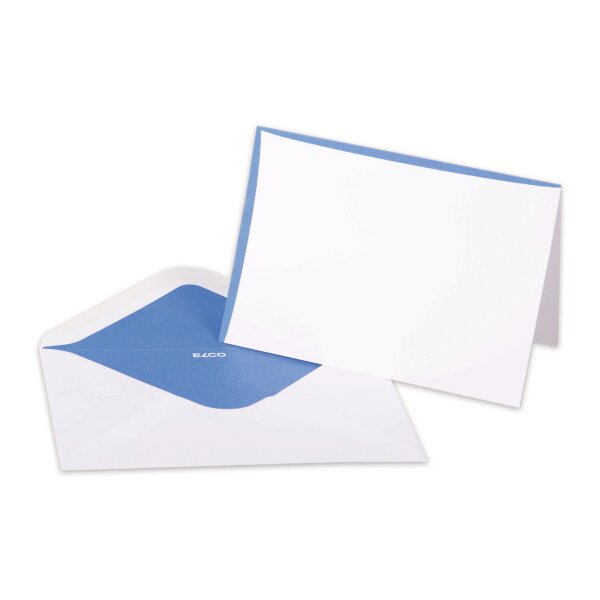 ELCO Couverts/Karten Prestige C6/A6 71718.12 2x5 Stk. blau