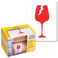 AVERY Zweckform Symbol-Hinweis-Etikettenrolle, neonrot