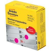 AVERY Zweckform Markierungspunkte, 10 mm, gelb, Spender