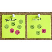 AVERY Zweckform Pastille de couleur, visage positif, vert