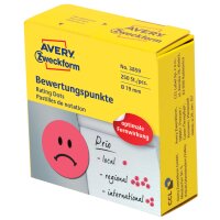 AVERY Zweckform Pastille de couleur, visage...