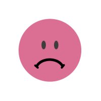 AVERY Zweckform Pastille de couleur, visage négatif, rouge