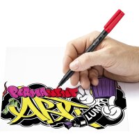 STAEDTLER Marqueur permanent 318F Lumocolor, jaune