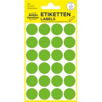 AVERY Zweckform Markierungspunkte, ablösbar, 18 mm, rot