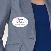 AVERY Zweckform Namens-Etiketten, 80 x 50 mm, weiss