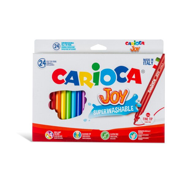 CARIOCA Fasermaler Joy 2,6mm 40615 24 Stück