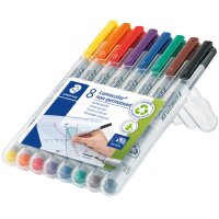 STAEDTLER Lumocolor NonPermanent-Marker 316F, 8er Etui