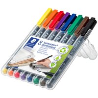 STAEDTLER Lumocolor Permanent-Marker 317M, 6er Etui