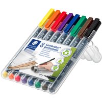 STAEDTLER Lumocolor Permanent-Marker 318F, 6er Etui