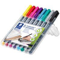 STAEDTLER Lumocolor Permanent-Marker 318F, 6er Etui