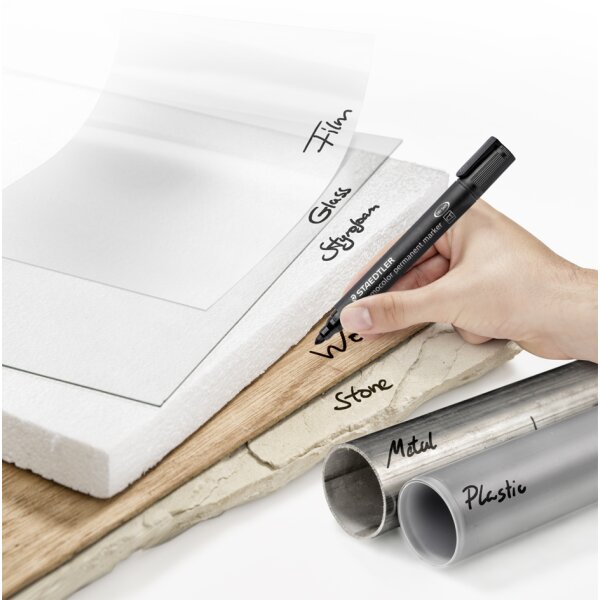 STAEDTLER Marqueur permanent 352 Lumocolor, rouge