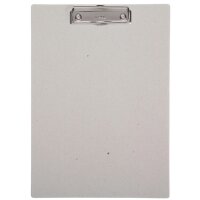 MAUL Porte-bloc, en carton avec pince, A4, gris