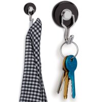 MAUL Magnet mit Karussell-Haken, Durchmesser: 35 mm, weiss