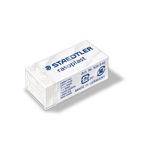 STAEDTLER Radierer Raso Plast 526B40 33x16x13mm
