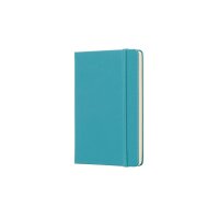 MOLESKINE Notizbuch P/A6 715246 liniert,HC,Riff Blau