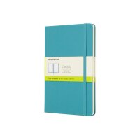 MOLESKINE Carnet L/A5 715383 en blanc, HC, Riff bleu