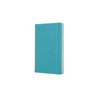 MOLESKINE Carnet L/A5 715383 en blanc, HC, Riff bleu