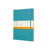 MOLESKINE Notizbuch XL 716076 liniert, HC, Riff Blau