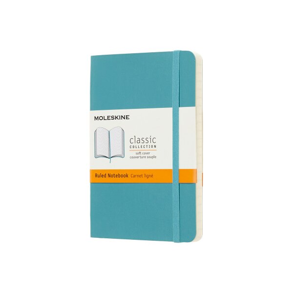 MOLESKINE Carnet Classic SC Pocket 341715468 lign&eacute;, SC, Riff bleu