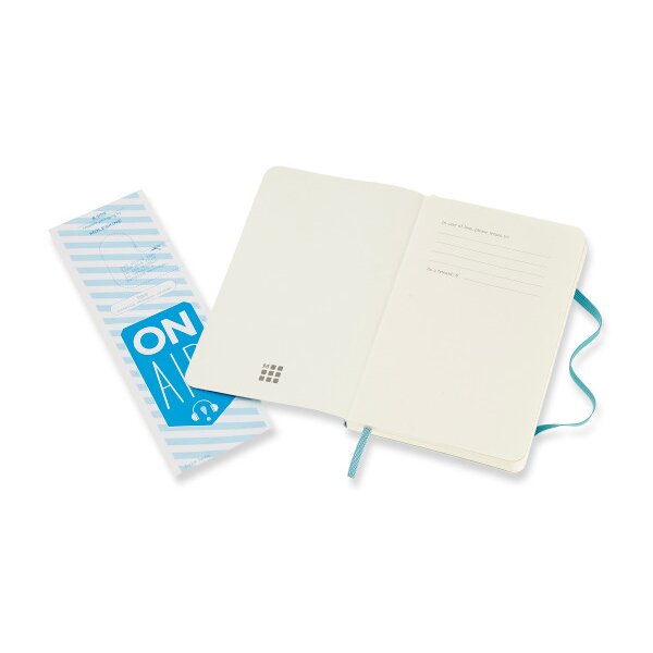 MOLESKINE Carnet Classic SC Pocket 341715468 lign&eacute;, SC, Riff bleu