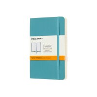 MOLESKINE Notizbuch P/A6 715468 liniert, SC, Riff Blau