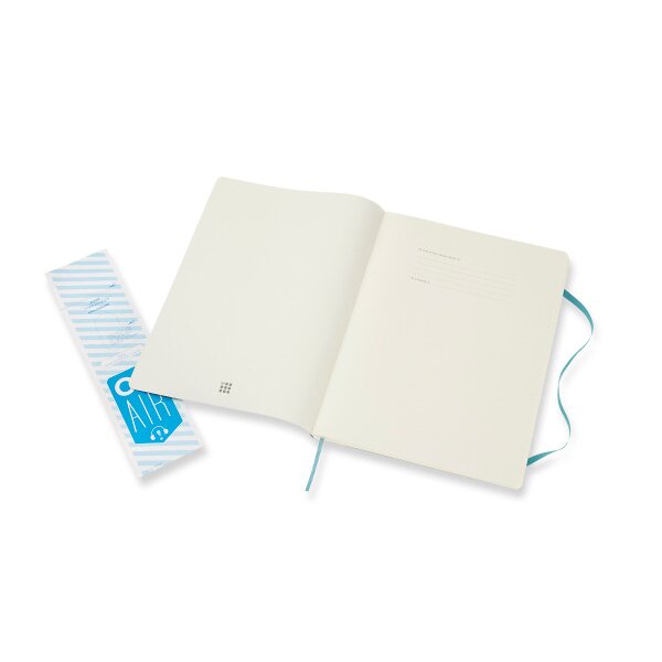 MOLESKINE Notizbuch Classic SC XL 341715543 riff blau, liniert 192 Blatt