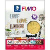 FIMO Blattmetall, gold, 10 Blatt