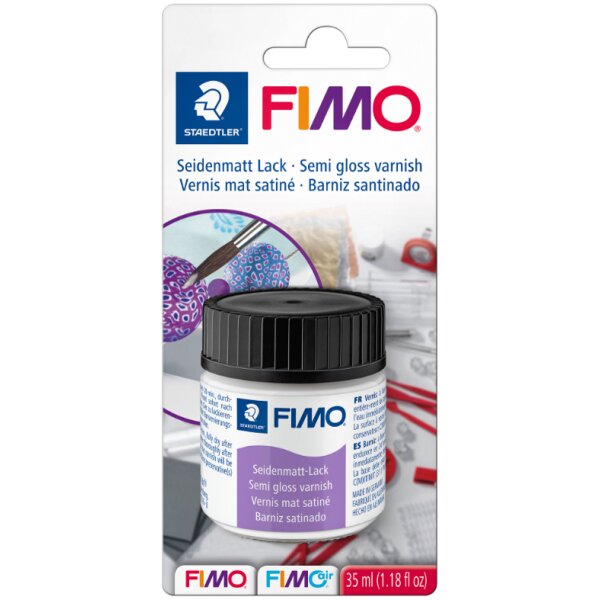 FIMO Seidenmatt-Lack, 35 ml im Gl&auml;schen