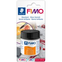 FIMO Glanzlack, 10 ml im Gläschen, Pinsel im Deckel