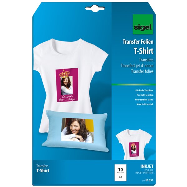 sigel T-Shirt Inkjet-Transfer-Folien "HOT DEAL" Aktion,197my