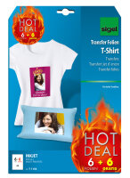 sigel T-Shirt Inkjet-Transfer-Folien "HOT DEAL"...