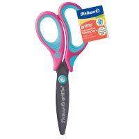 Pelikan Ciseaux scolaires griffix, rond, bleu,pour droitiers