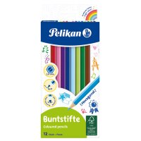 Pelikan Buntstifte Standard, sechseckig, 12er Kartonetui