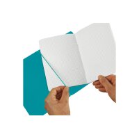 HERLITZ my.book flex A5 50015993 turquoise 40 feuilles, quadr.